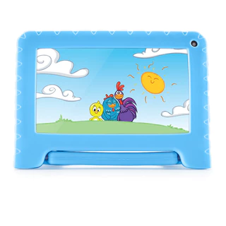 Tablet Multilaser Galinha Pintadinha 32GB Tela 7 Pol Android 13 Kids Space - NB401