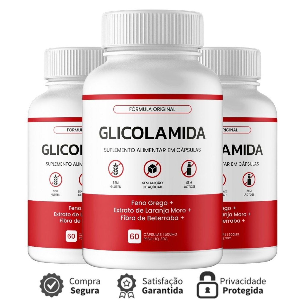 1 Pote Glicolamida Natural 30 Cápsulas Tratamento 1 Mês | Shopee Brasil