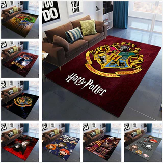 Harry Potter Hogwarts Escola De Bruxaria E Horror Impresso Tapete Decoração De Quarto De Esports De Cabeceira Casa Sala 