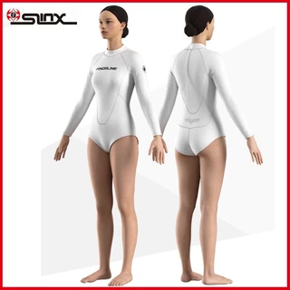 Pronto estoque SLINX 2mm Fato de mergulho feminino tecido de Neoprene peça única quente CR Super elástico surf