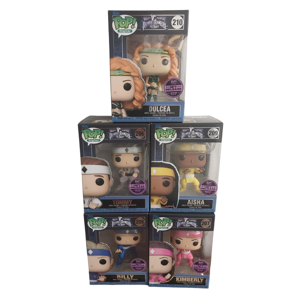 Funko Pop Nft Power Rangers 05 unidades | Shopee Brasil
