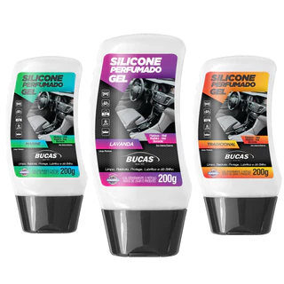 Bucas Silicone Gel Frasco Perfumado Automotivo 200g Interbrilho