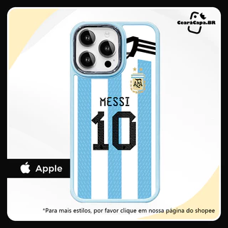 De Alta Qualidade Messi argentino capa de celular Para iPhone 11 12 13 14 15 PROMAX X XS XR XSMAX