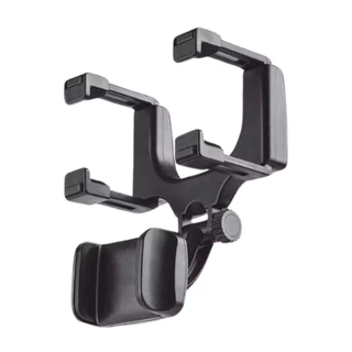 Suporte Universal Veicular Carro Encaixe Retrovisor 360º Para Celulares Até 6 Polegadas Seguro E Fácil Instalação