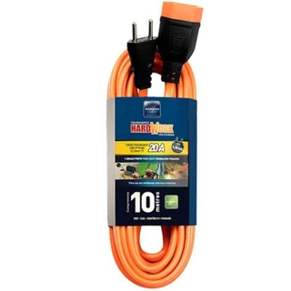 Extensão elétrica 10 metros 3 x 2,50 mm 2P+T 20A - HARDWORK - Daneva