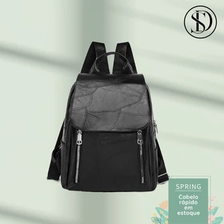 SHINY DIARY Mochilas coreanas versáteis e impermeáveis de grande capacidade para mulheres