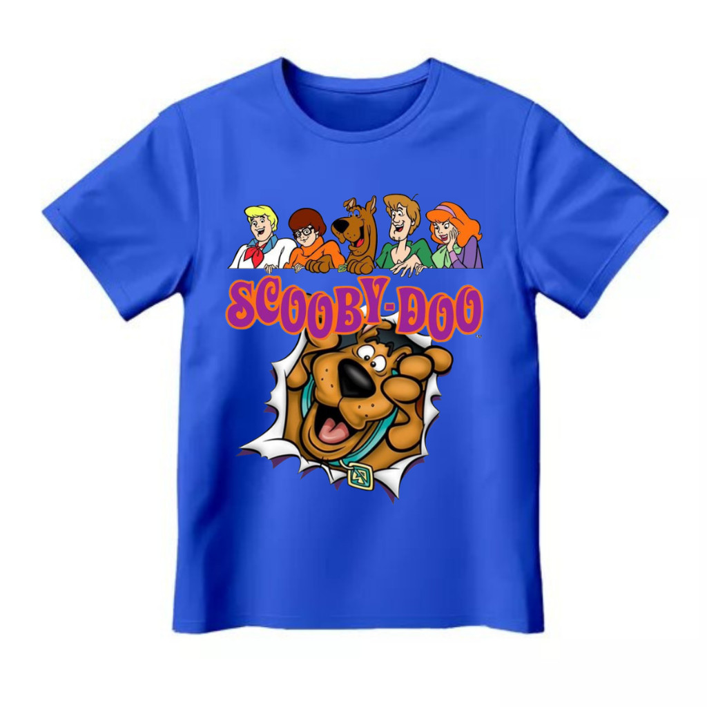 Camiseta Infantil do scooby-doo Desenho Camisa Infantil do 2 ao 16 ...