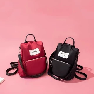 Mochila Feminina Grande De Tecido Oxford À Prova D'água Casual/Bolsa De Viagem Combina Com Tudo em Oferta na Shopee