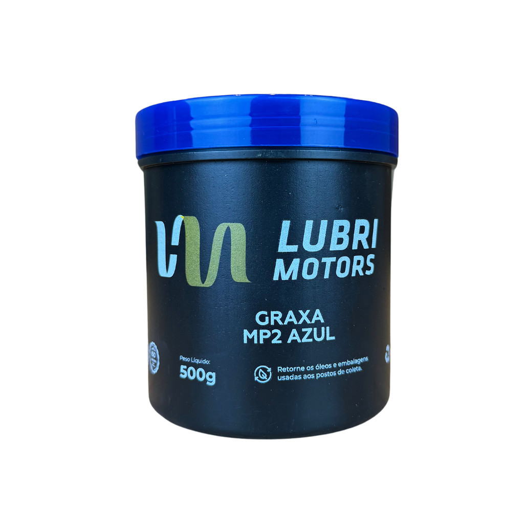 Graxa para Rolamentos Lubrimotors Graxa Mp-2 Azul - Und-500g | Shopee ...