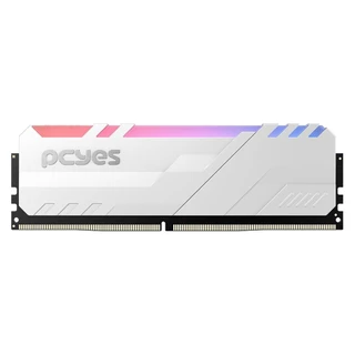 Memoria Gamer Pcyes Udimm 8Gb Ddr4 3200Mhz White Com Rgb