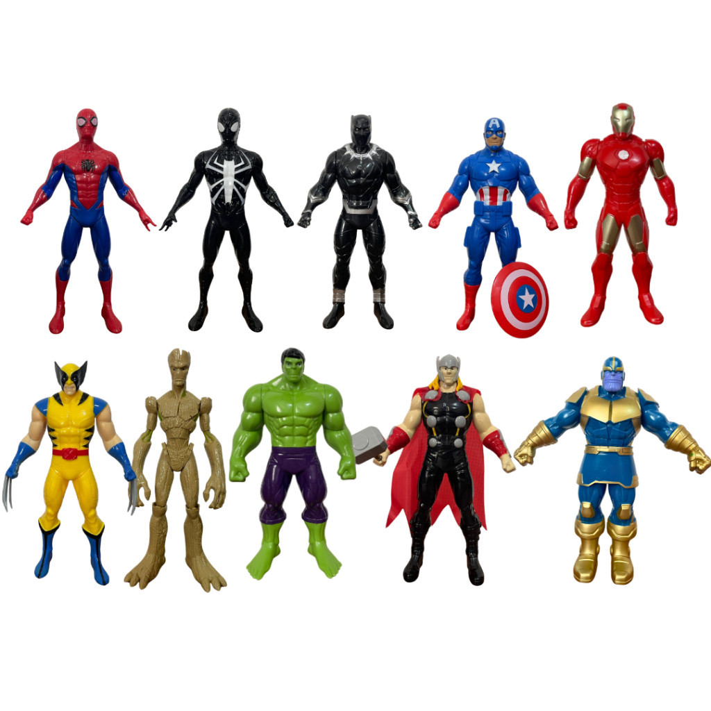 Coleção Bonecos Marvel Vingadores 22cm Coleção Heróis - HOMEM ARANHA ...