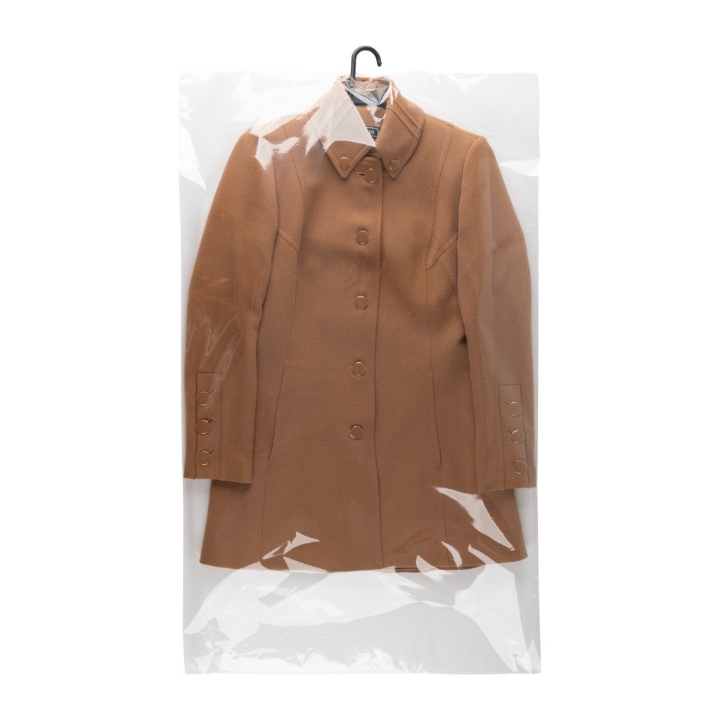 Capas Plásticas Para Roupas Com Furo Cabide Terno Saco Para Lavanderia Camarim 60x1.00