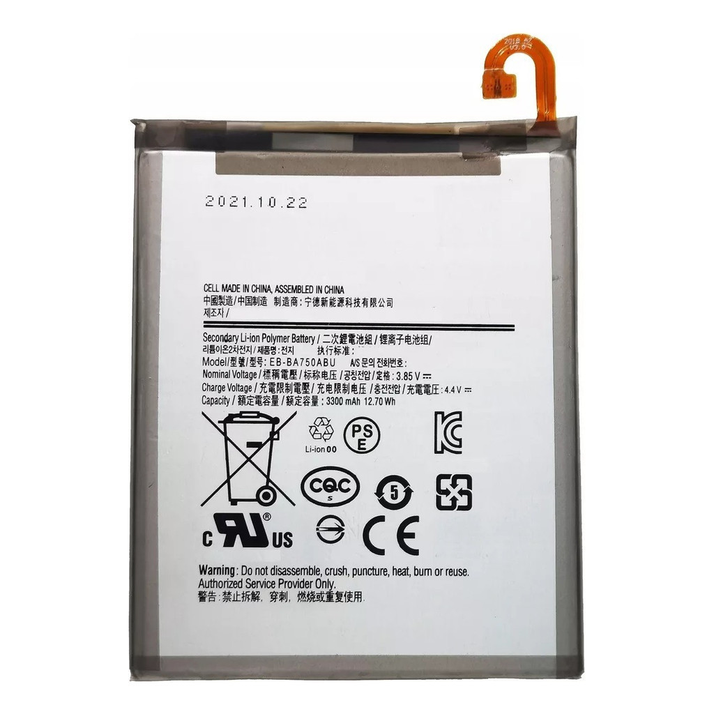 Ba-ter-ia Galaxy A10 A105 M10 M105 A750 Eb-ba750abu Nova Nf