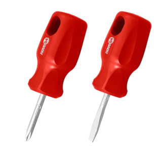 Kit Chaves Phillips e Fenda Toco 3/16" x 1.1/2" Curta com Ponta Magnética - Nove54