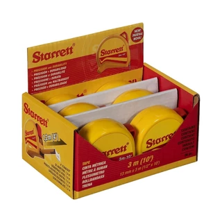 Trena Starrett de Bolso 3m DTS12-3ME Display - Embalagem com 6 unidades em Oferta na Shopee