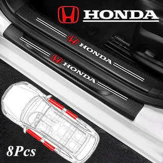 8 Peças Adesivos De Soleira De Porta De Carro Decalques Antiarranhões Para Limiar-Malas Honda Civic XR-V CR-Z CRV HRV Ci em Oferta na Shopee