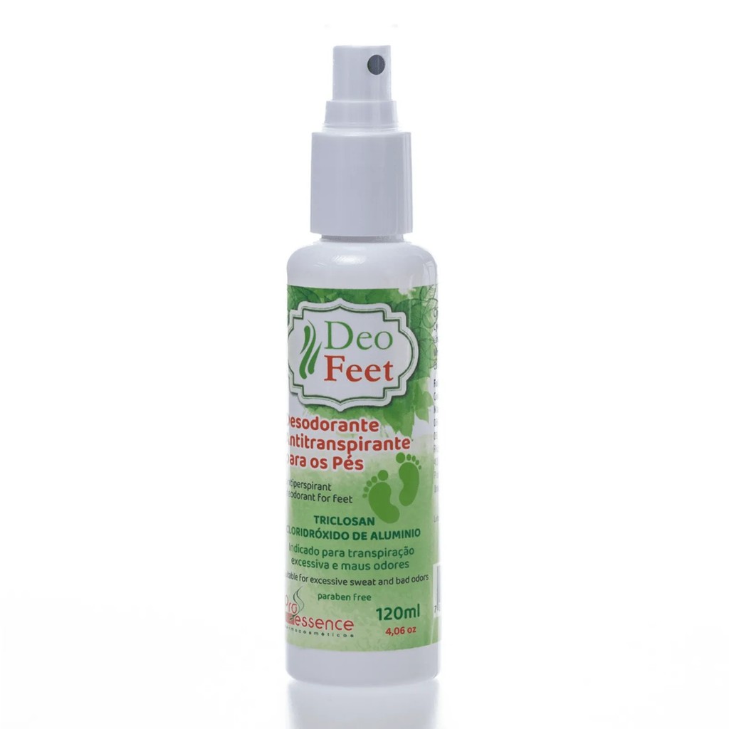 DEO FEET - DESODORANTE ANTITRANSPIRANTE PARA OS PÉS - DEO FEET - 120ml ...
