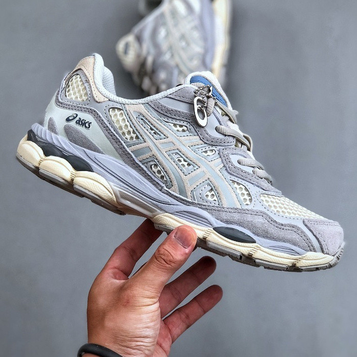 ASICS GEL NYC Masculino E Feminino Running Shoes Retro Sports Teis 1203A372-600