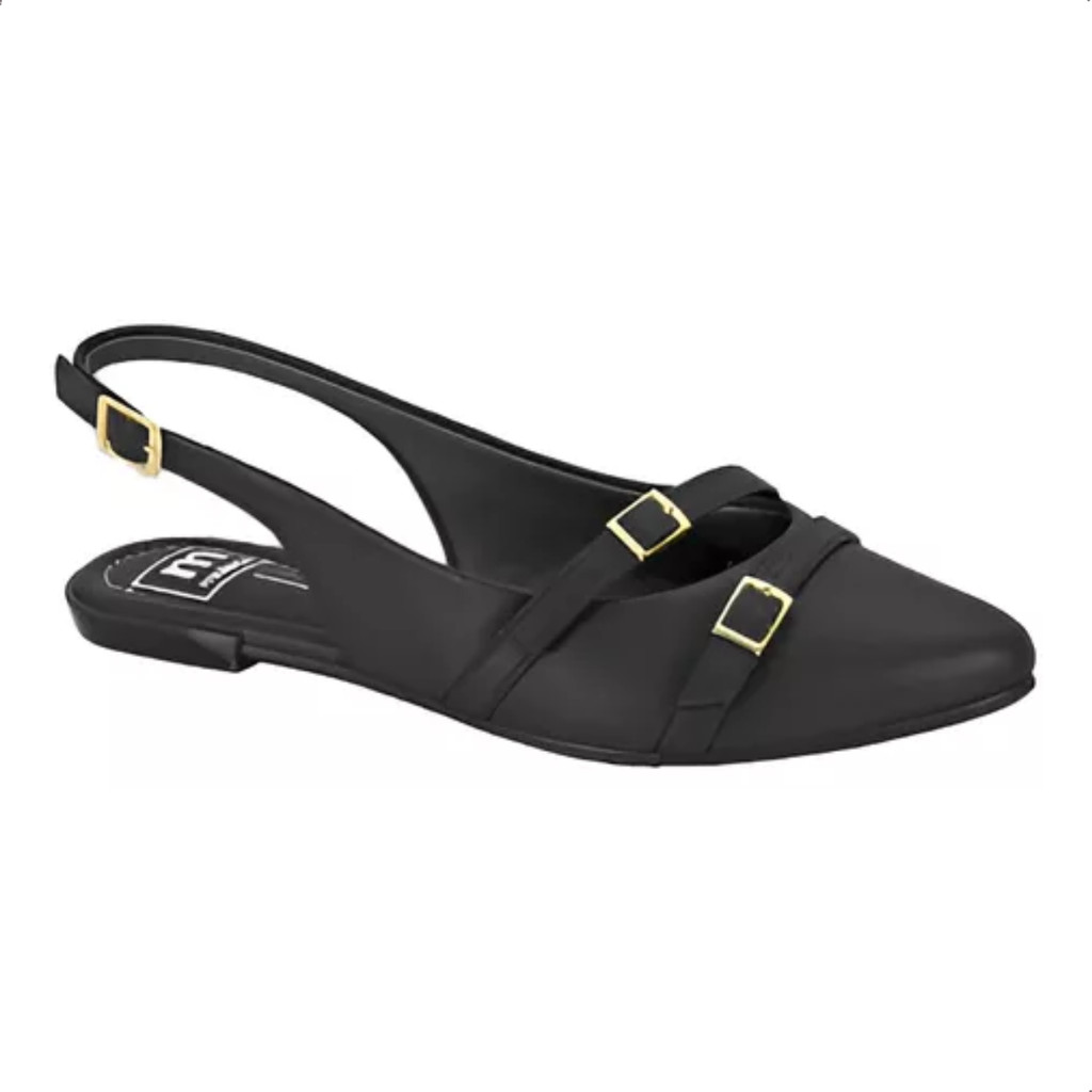 Sapatilha Feminina Moleca Scarpin Mule Rasteira Slingback | Shopee Brasil