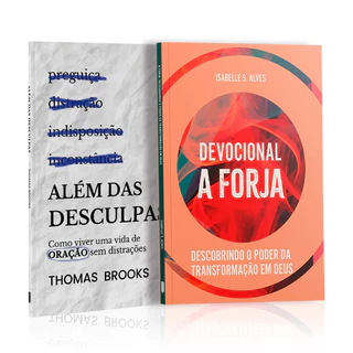 Kit 2 Livros - A Forja da Transformação: Renovando a Mente e o Espírito em Cristo