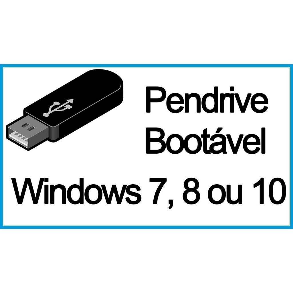 Pendrive Bootavel C/ Windows 7/8/10/11 Instalar/formatar Pc | Shopee Brasil