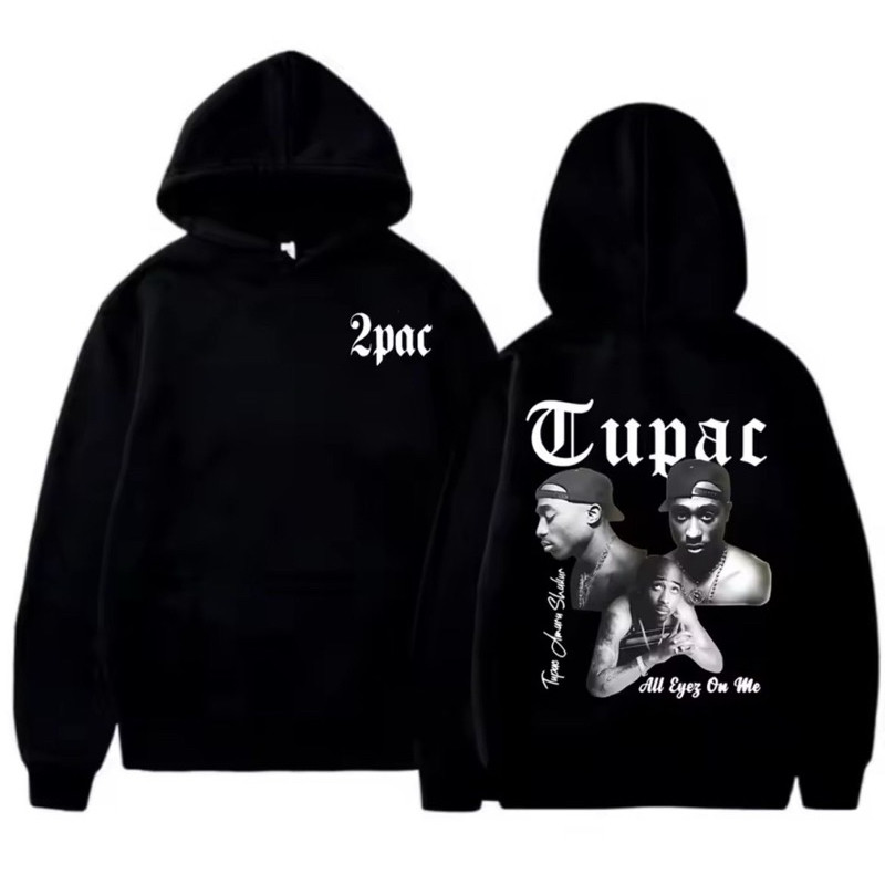 Moletom Canguru Tupac Raper Trap Song Música Artista Pop Estilo ...
