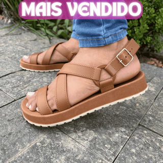 Sandália Feminina Casual Macia Tendência Estilosa DUNAS