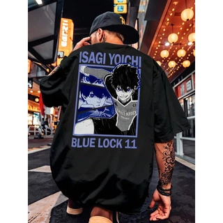 Camisa Camiseta Streetwear Blue Lock Isagi Yoichi Jogador Futebol Anime