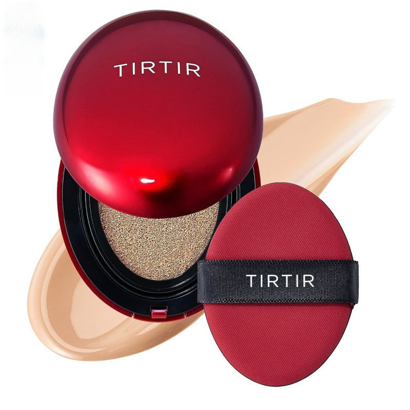 Máscara TIRTIR Fit Red Air Cushion Base Líquida Corretivo Hidratante Dura Para Maquiagem De Longa Duração em Oferta na Shopee