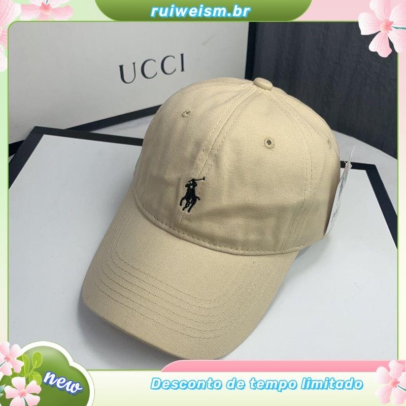 (Pré-Estoque) Boné De Cavalo Bordado Pony Rider Baseball Couro Strapback Polo Chapéu Ajustável Futebol Sol