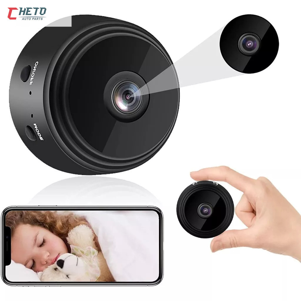 Câmera De Monitoramento Noturno Monitor De Rede Em Casa Infravermelho Night Vision A9 FsHD 1080P Wi-Fi Sem Fio