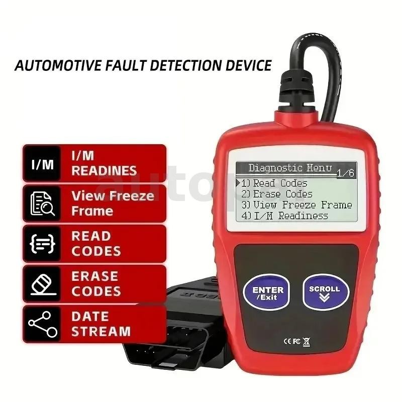 MS309 OBD2 Leitor De Motor Versão Universal Instrumento Diagnóstico ...