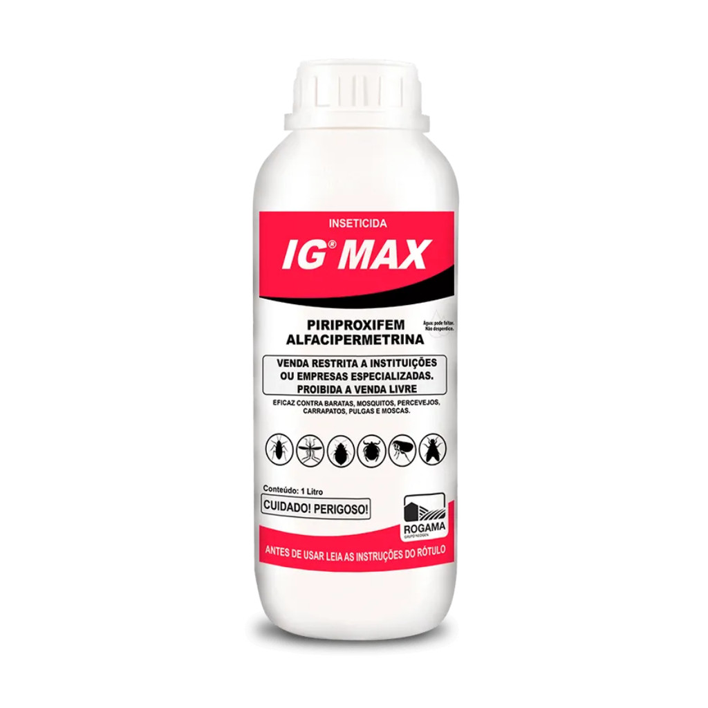 Inseticida Ig Max Ce 1l - Baratas, Mosquitos E Carrapatos | Shopee Brasil