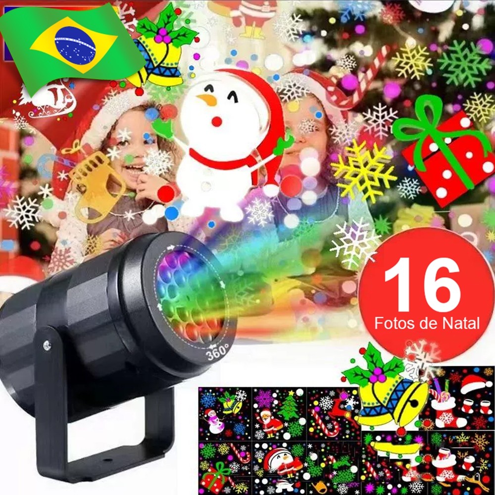 Com 16 Padrões De Projeção De Natal Luzes De Projetor De Luz Vermelha