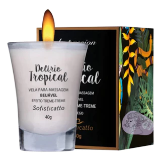 Vela Beijável Péssego Delírio Tropical Sofisticatto