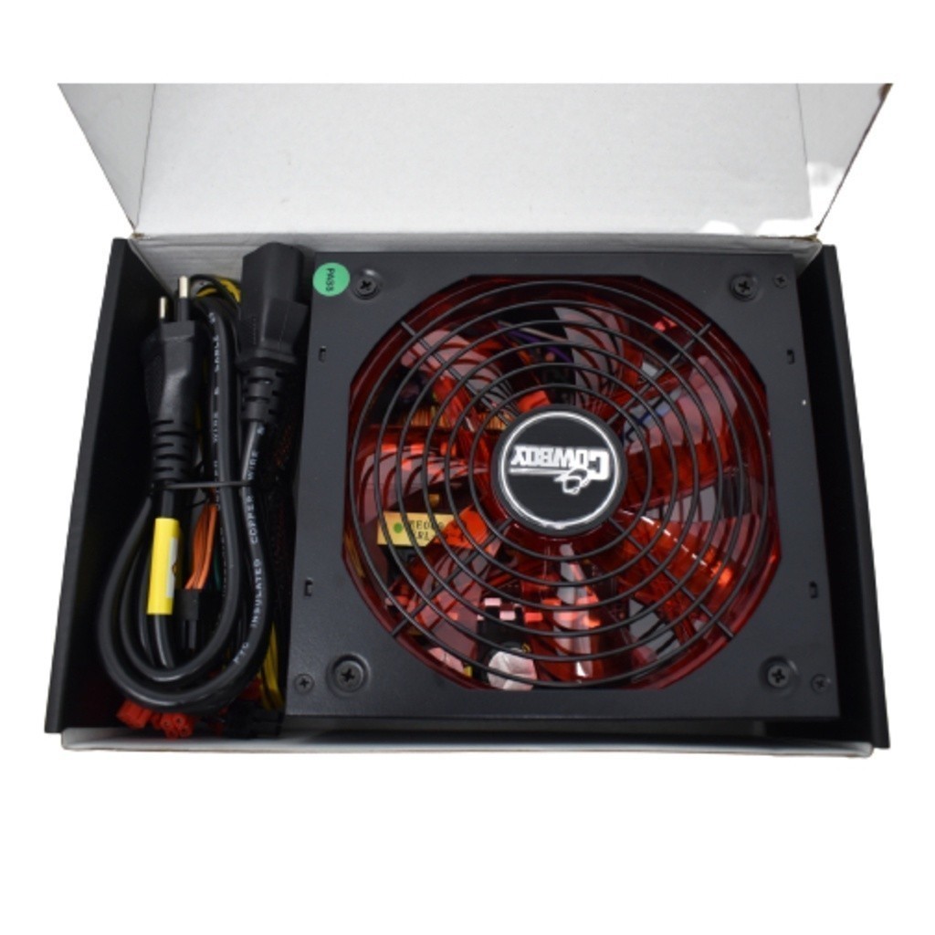 Fonte de alimentação para PC Knup Cowboy KP-535 600W preta 115V/230V