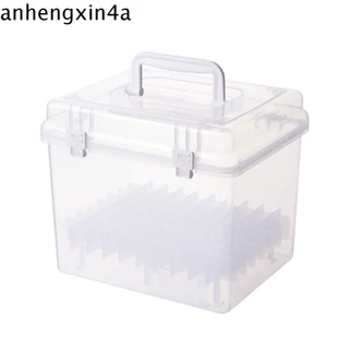 ANHENGXIN Marcador Canetas Caixa De Armazenamento Plástico 12/24/36/48/60/80 Grades Material Estudo Estudantes Escola Es