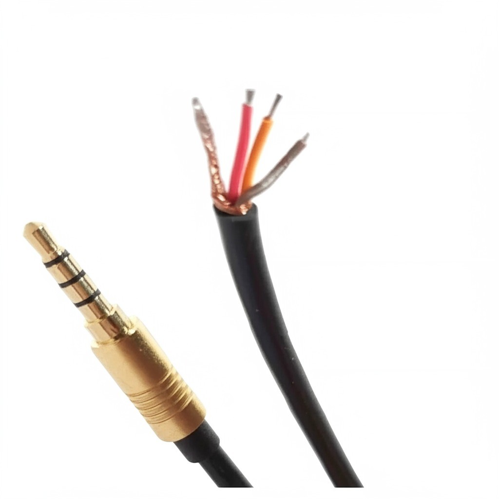 Cabo Headset Gamer Reparo 1 Plug P3 P2 4 Vias Celular