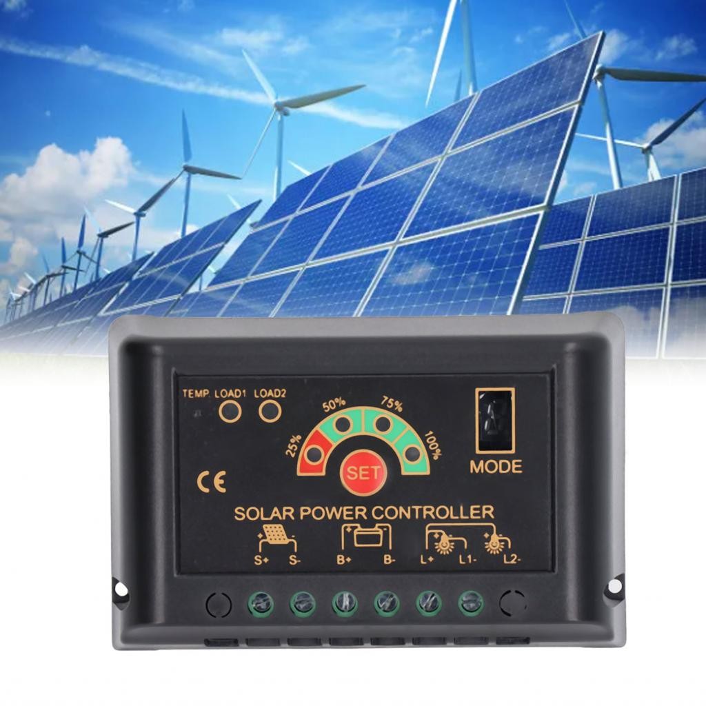 Hbhbhbhbb Solar Charge Controller 15A Panel Charging Regulator For ...