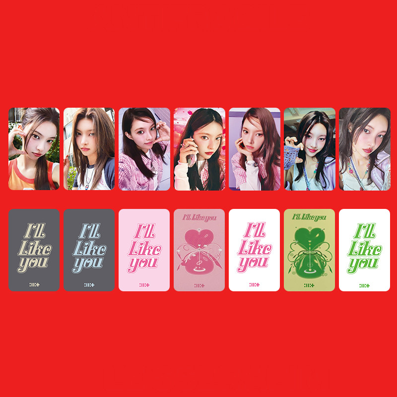 5-7pcs ILLIT Eu Lingll LIKE YOU Lomo Cards 2o min Álbum BETWEET