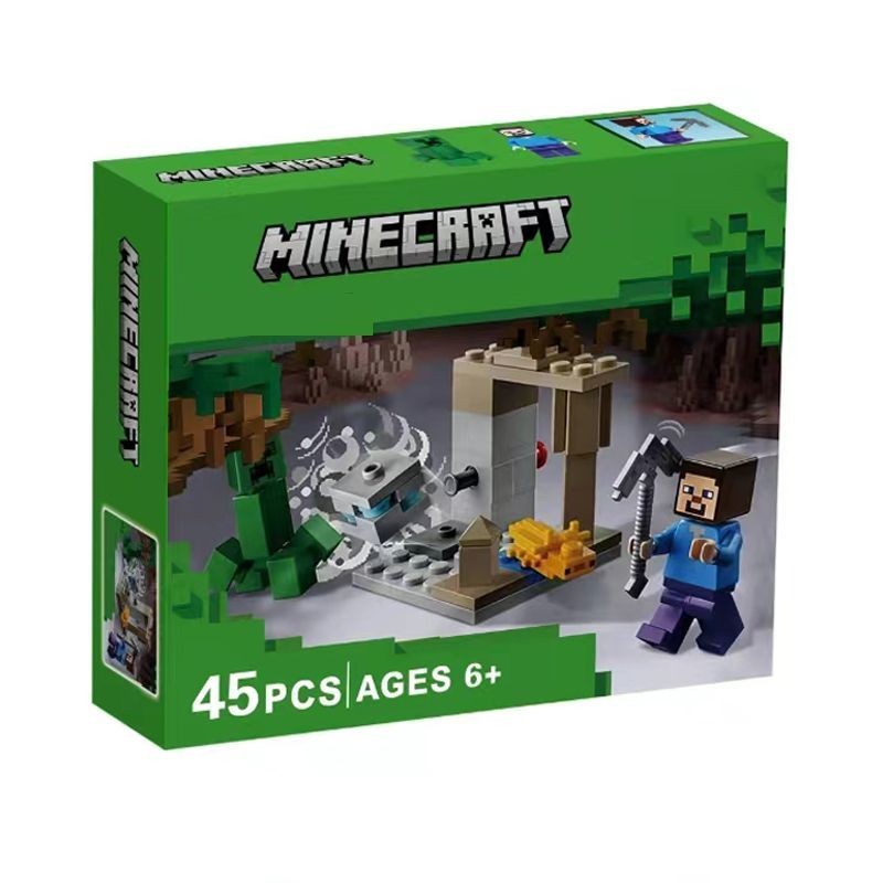 [33] Compatível com blocos de construção Lego Série Minecraft Frosted ...