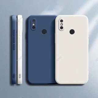 Capa De Telefone Oficial Para Xiaomi Mi 8 SE Mi8 8SE Lite Pro Explorer 8Pro Quadrado Macio Silicone Líquido Simples Bási