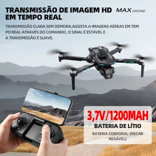 【GENAI】Drone XT606 8K Dual Camera Brushless Motor RC Quadcopter decontrole remoto profissional +2 baterias