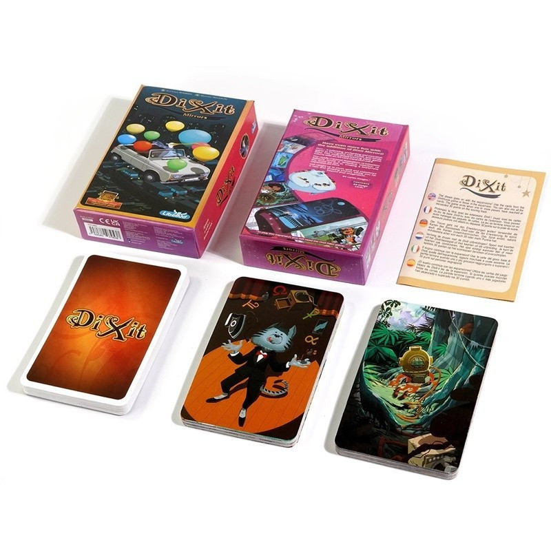 12 * 8 cm DIXIT Pacote de Expansão Jogo de Cartas 84 Inglês Inclui