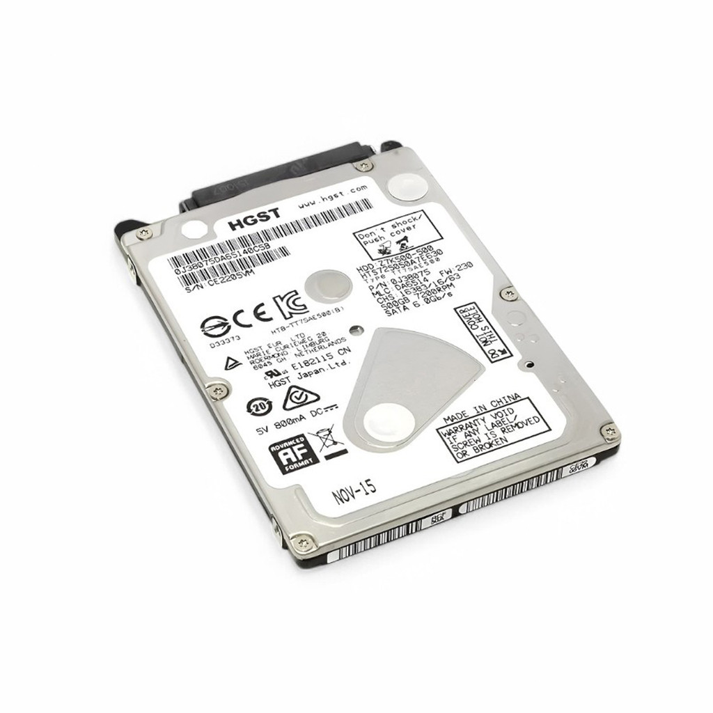 HD HGST de 500GB Z7k500-500 Sata 6.0 7200RPM Slim 2,5