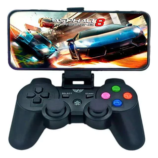 Controle Gamer Joystick Bluetooth Universal Altomex Sem Fio Com Suporte Para Celular Android iOS