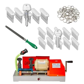 Kit Chaveiro Iniciante Máquina e Chaves Yale Tetra Lima