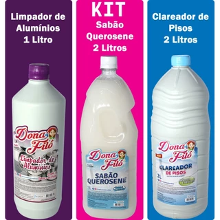 Kit Limpeza Pesada 3x1: Limpa Alumínio, Sabão Querosene e Clareador de Piso – Brilho e Poder Imbatíveis em Oferta na Shopee