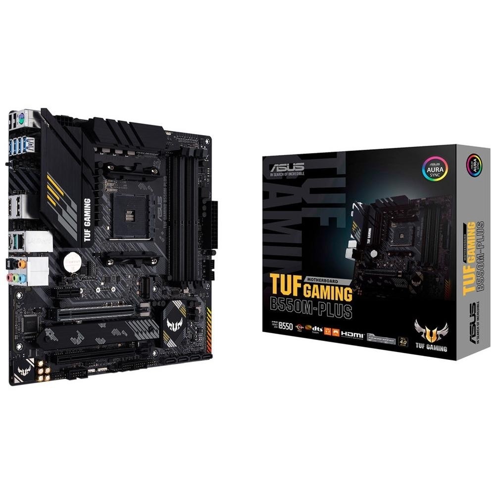 Placa Mãe Asus TUF Gaming B550M Plus AMD AM4 mATX DDR4