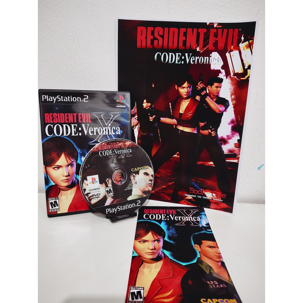 Resident Evil Code Veronica PT-BR com Poster / PS2 | Shopee Brasil